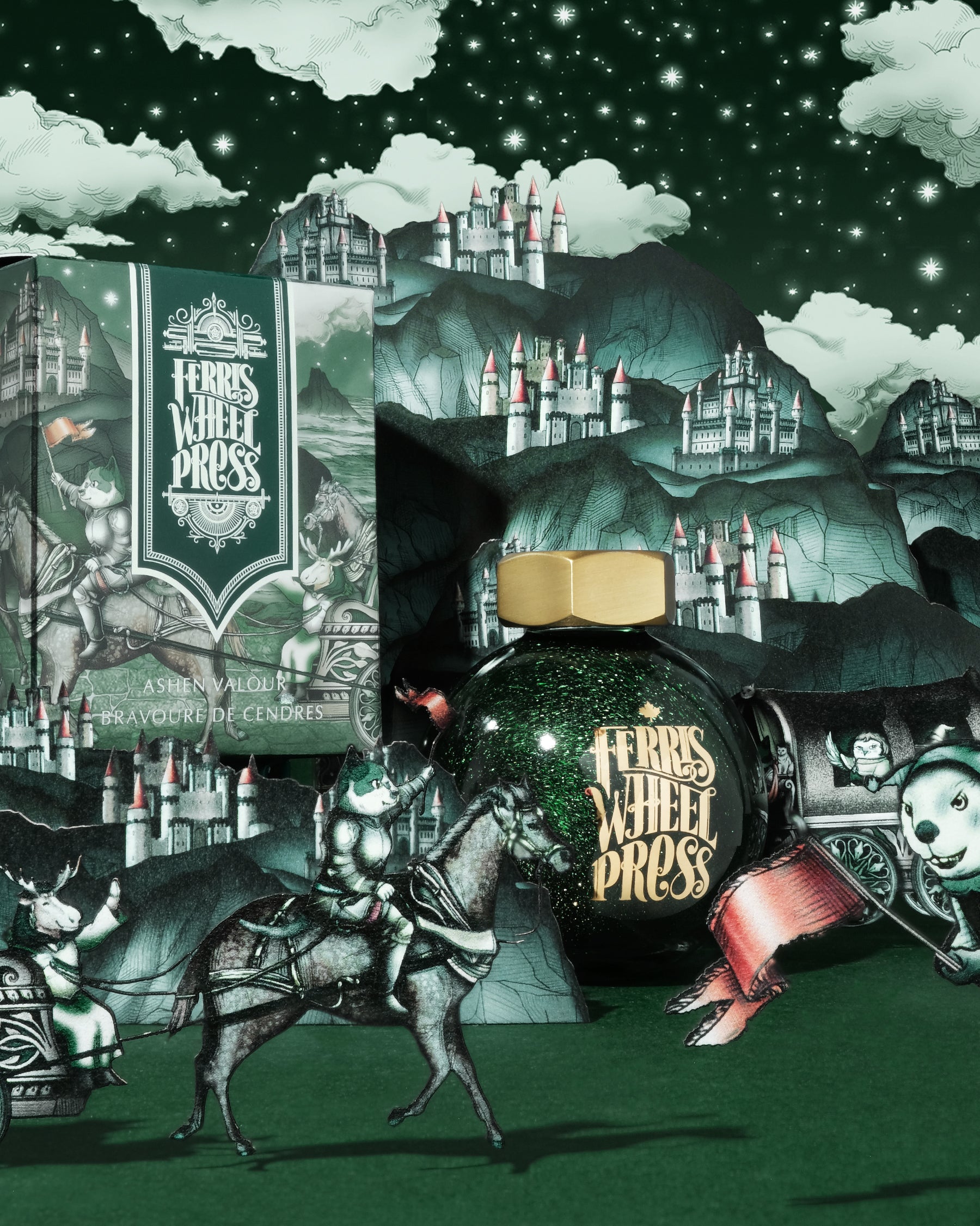 FerriTales | The Book of Knights Series | Ashen Valour 85ml Ink