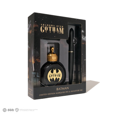 
Shadows over Gotham City | Marquise Pen & Ink Set | Batman
