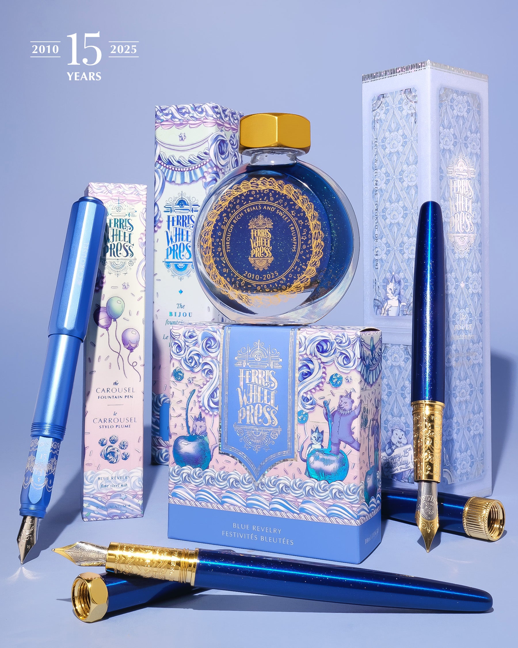Limited Edition 2025 | The Bijou Fountain Pen - Blue Revelry