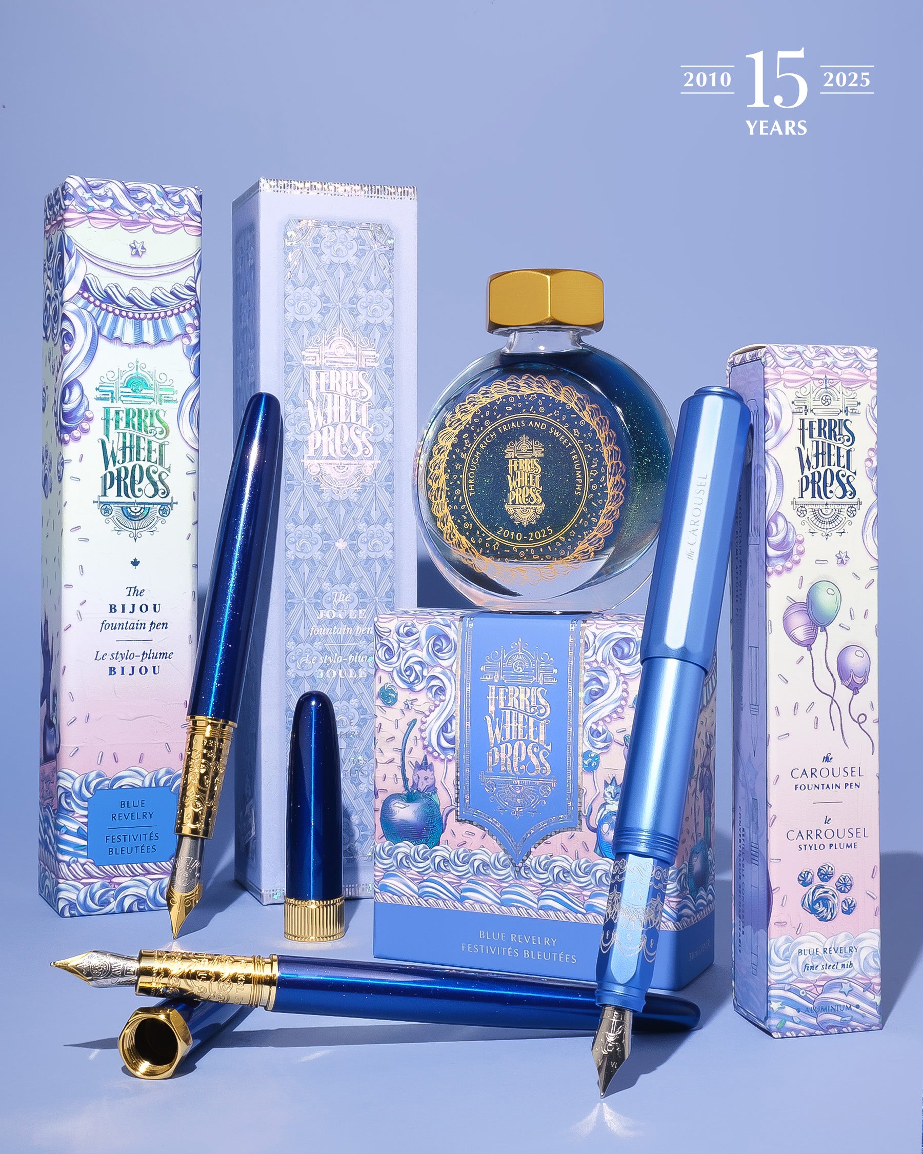 Limited Edition 2025 | The Bijou Fountain Pen - Blue Revelry