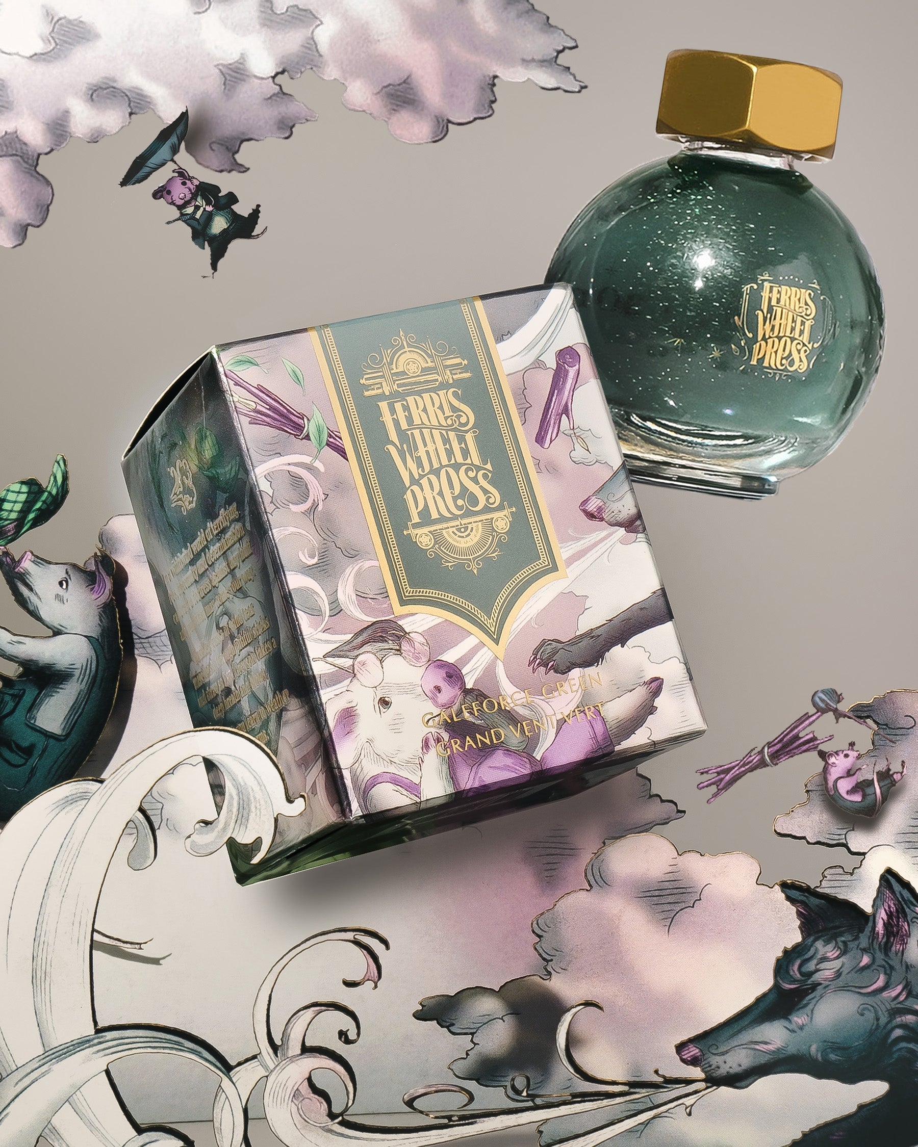 FerriTales | The Three Little Pigs - Galeforce Green 85ml Ink