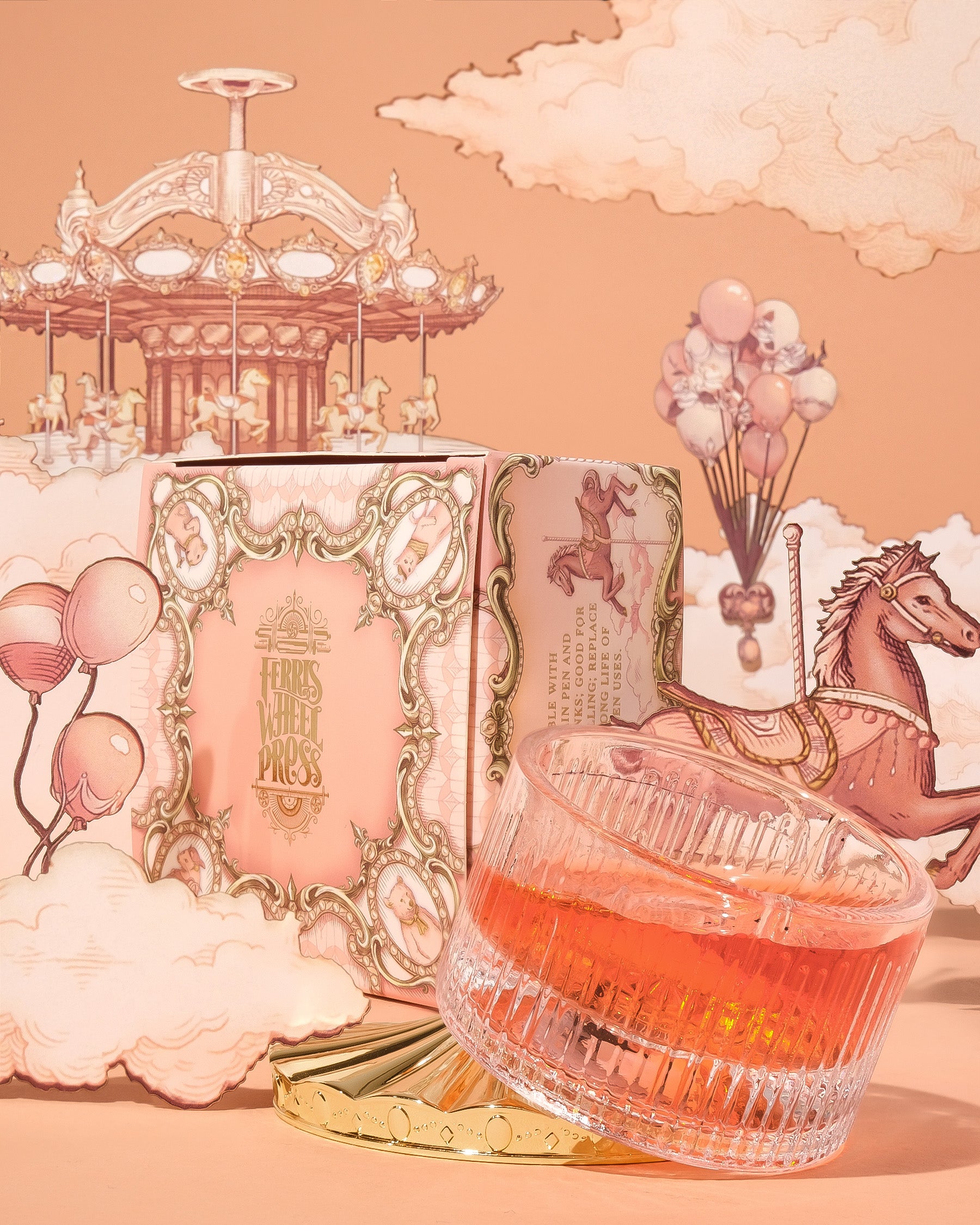 The Carousel Inkwell  - Sunset Gold