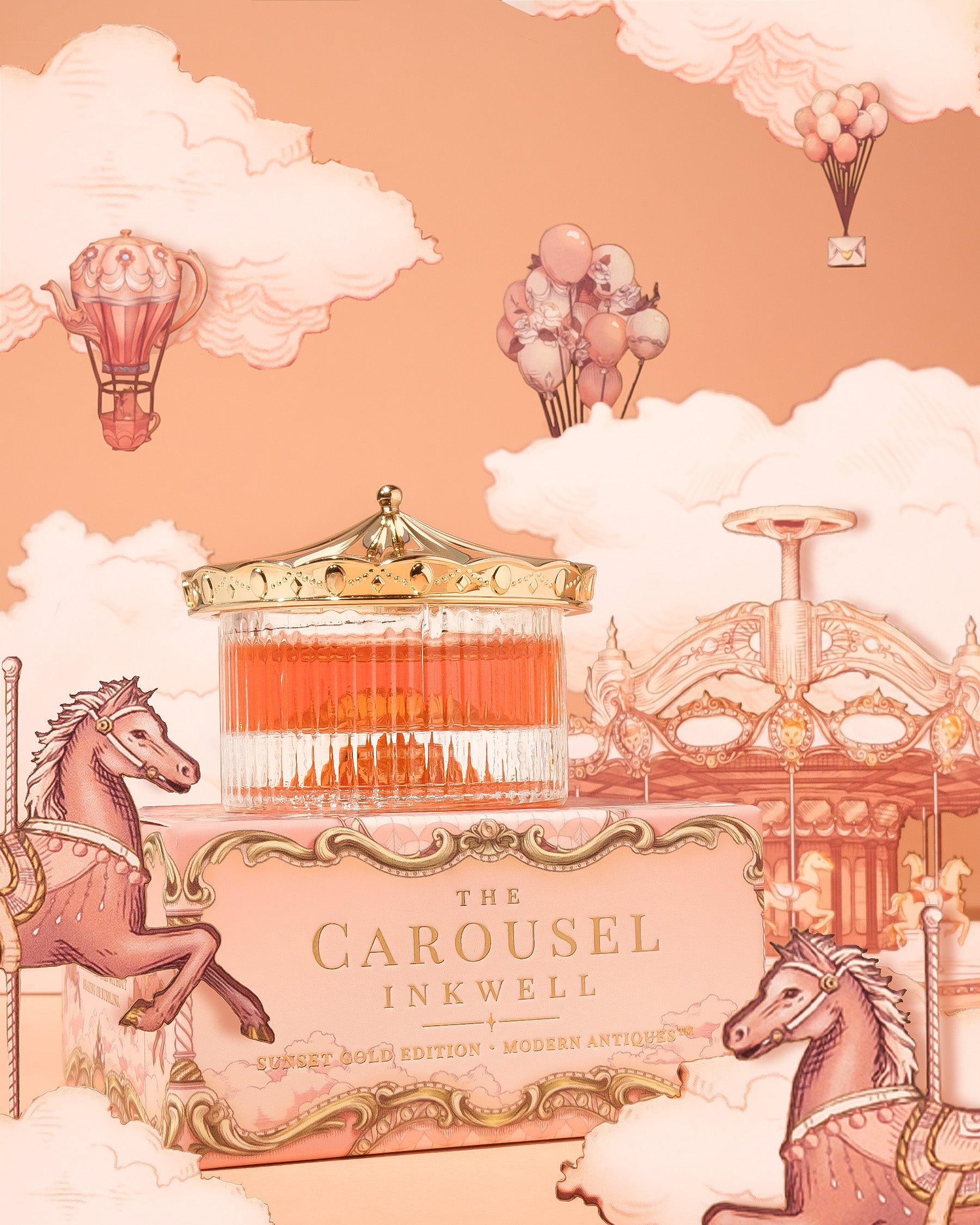 The Carousel Inkwell  - Sunset Gold