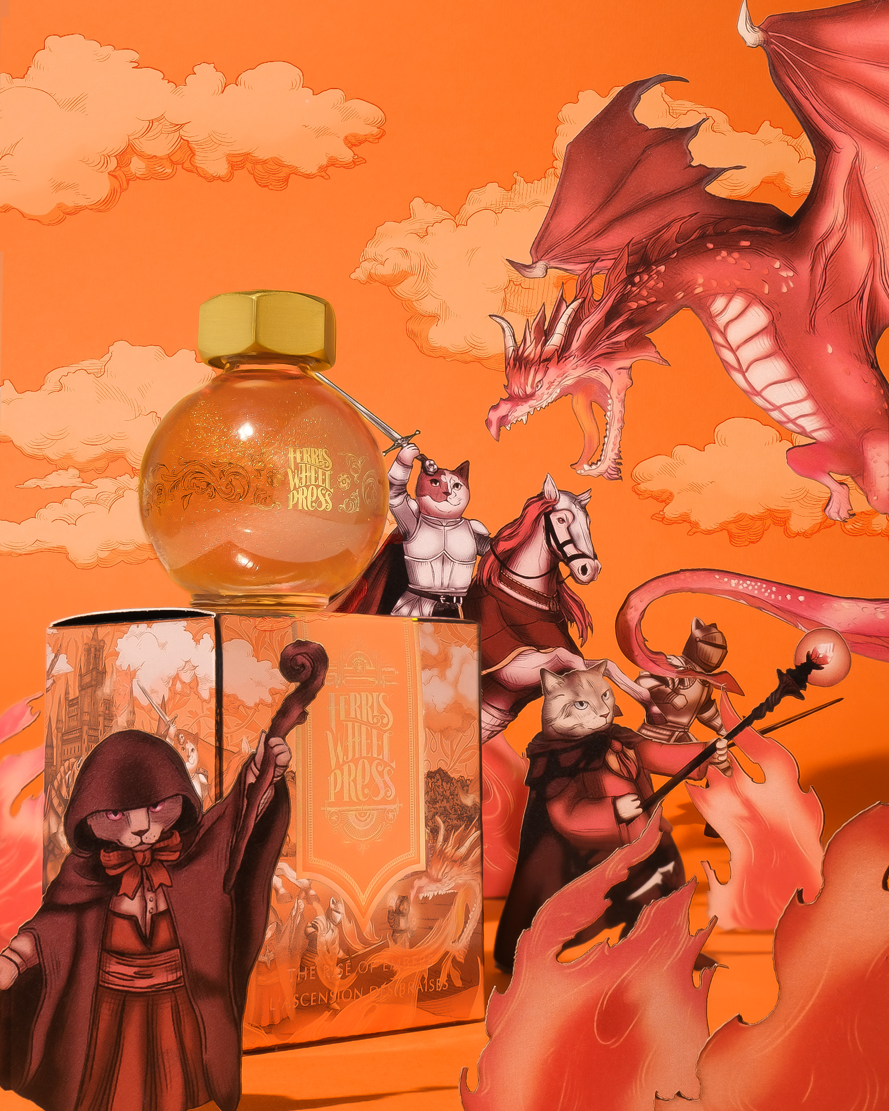 FerriTales | The Book of Knights Series | The Rise of Embers 85ml Ink