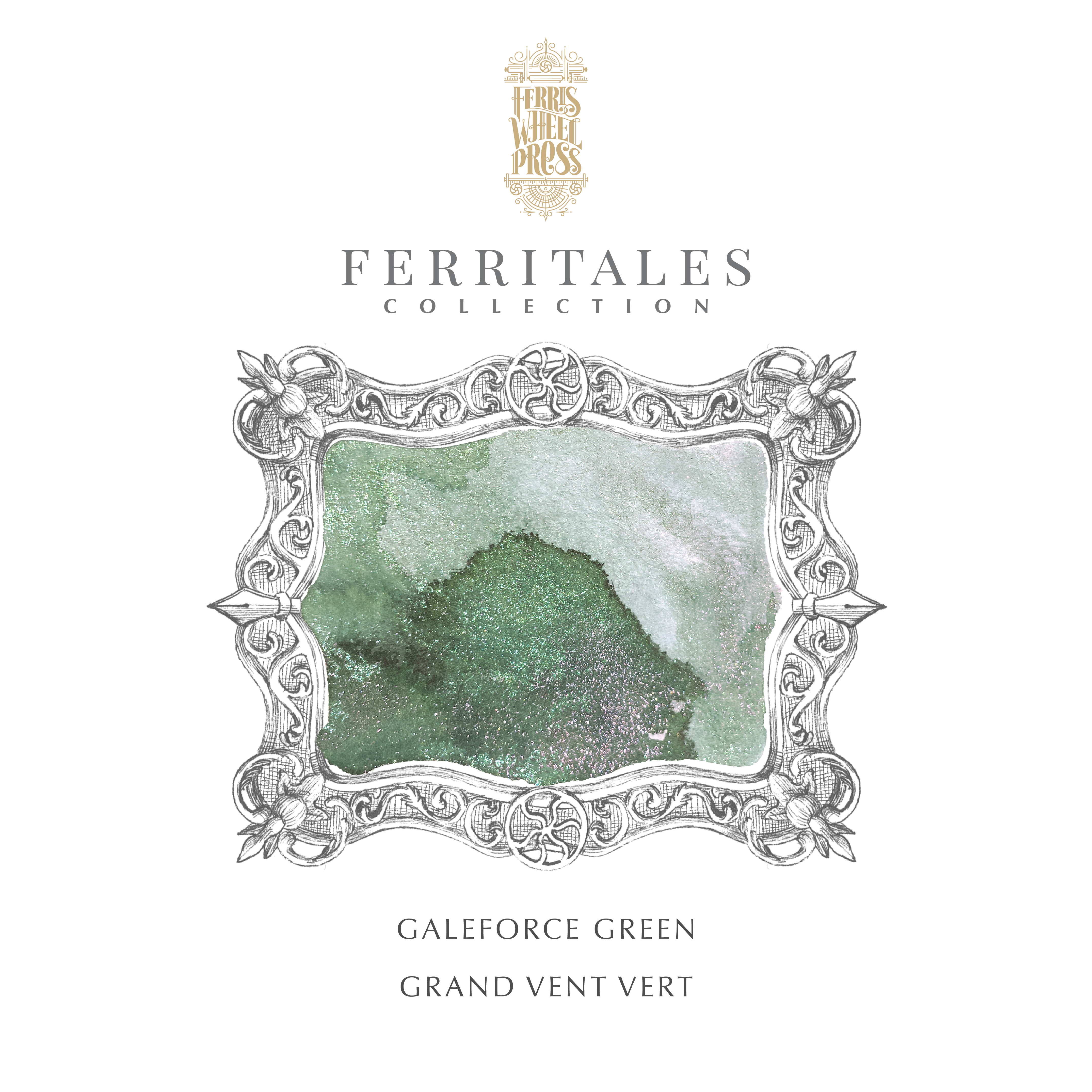 FerrisTales | The Three Little Pigs |  Galeforce Green 10ml Ink