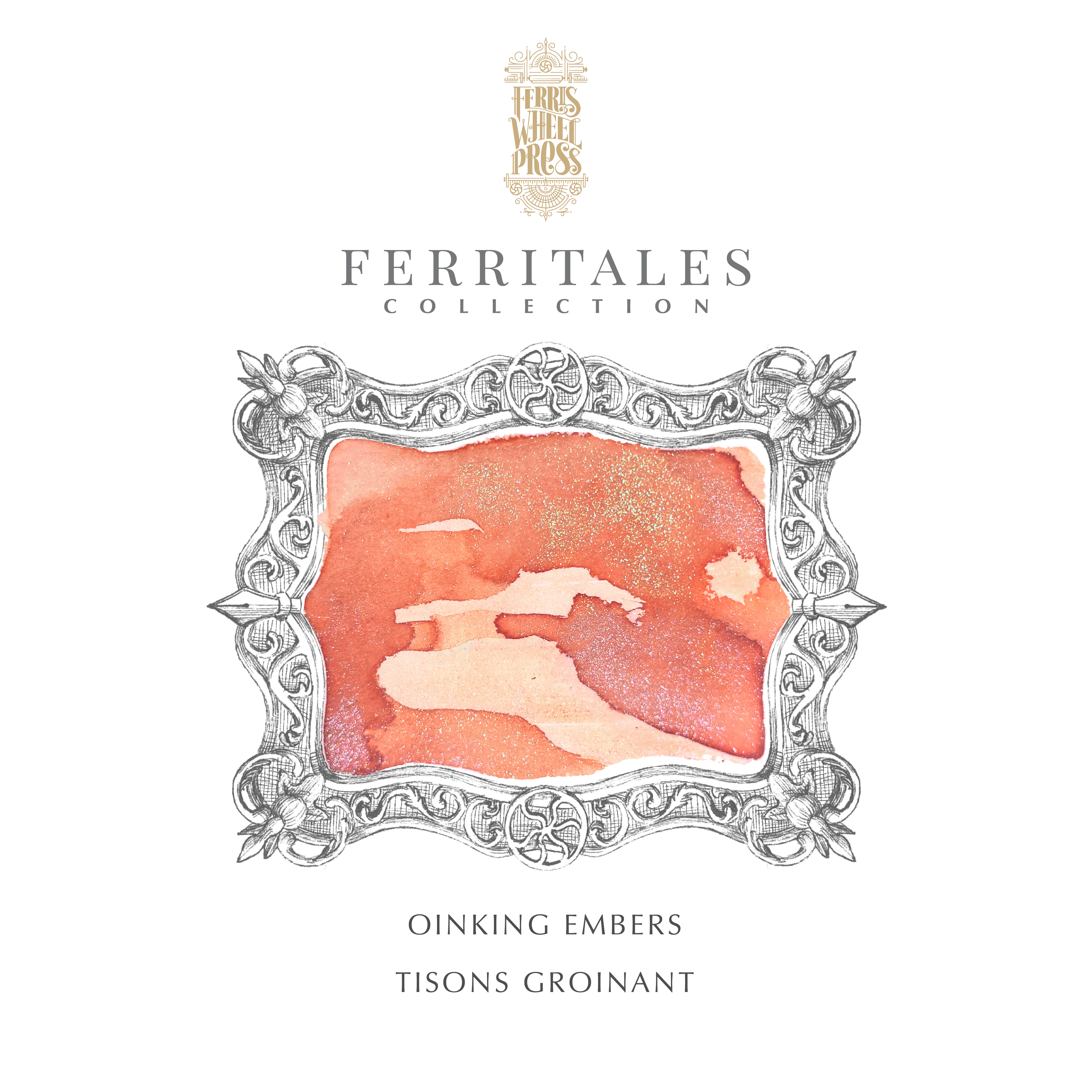 FerrisTales | The Three Little Pigs |  Oinking Embers 10ml Ink