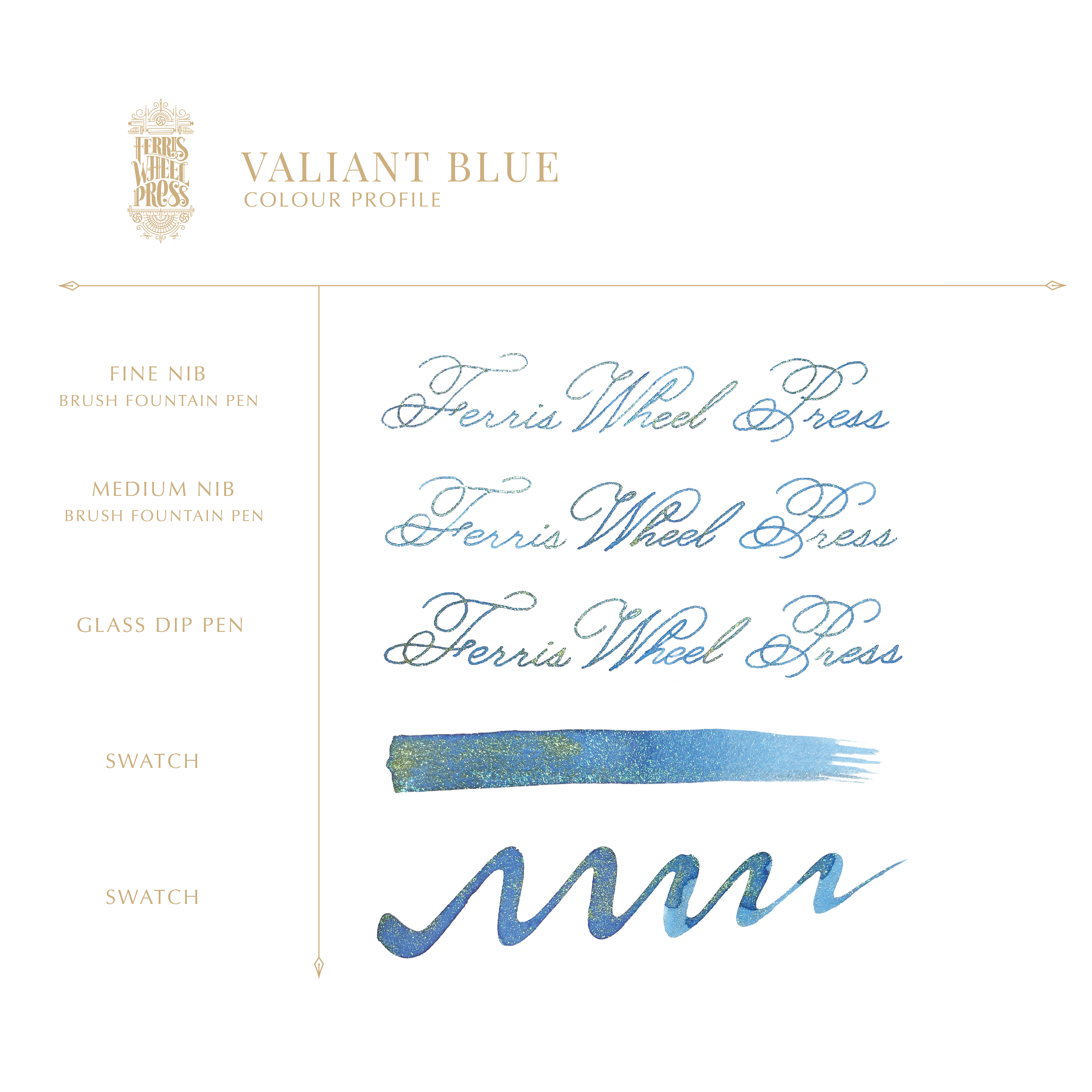 FerriTales | The Beauty and the Beast - Valiant Blue 85ml Ink