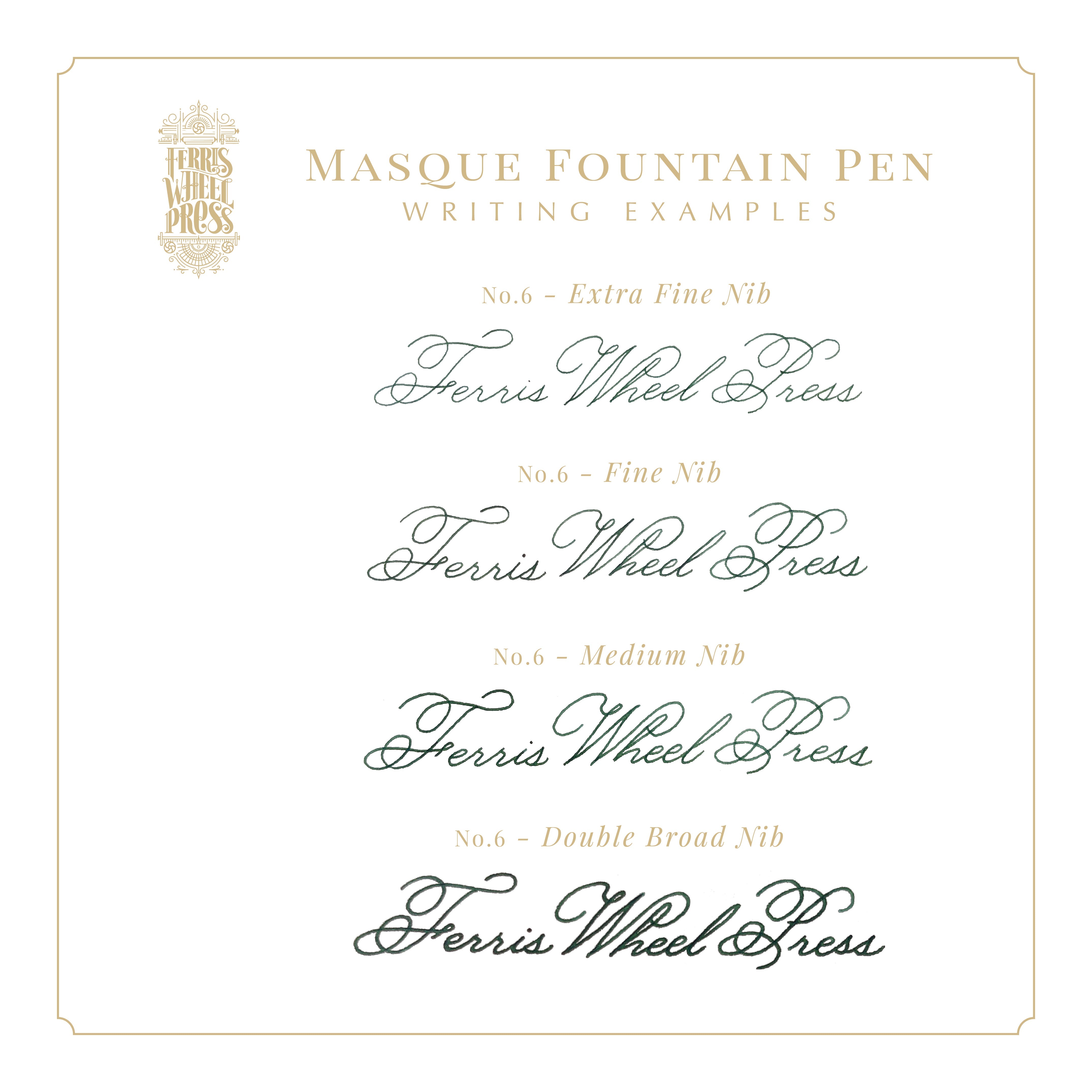 The Masque Pen & Ink Set - Teal