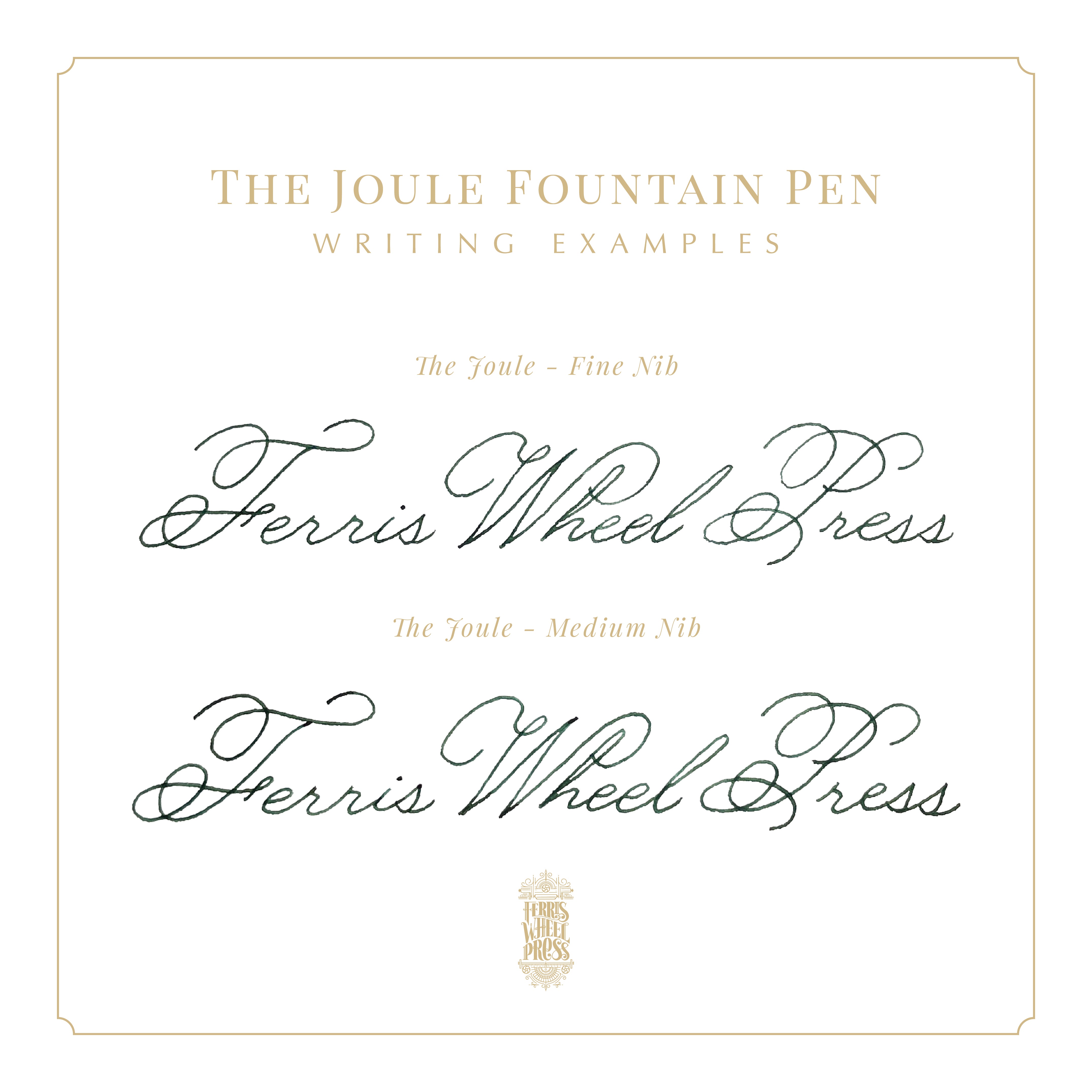 The Joule Fountain Pen - Engravers Teal