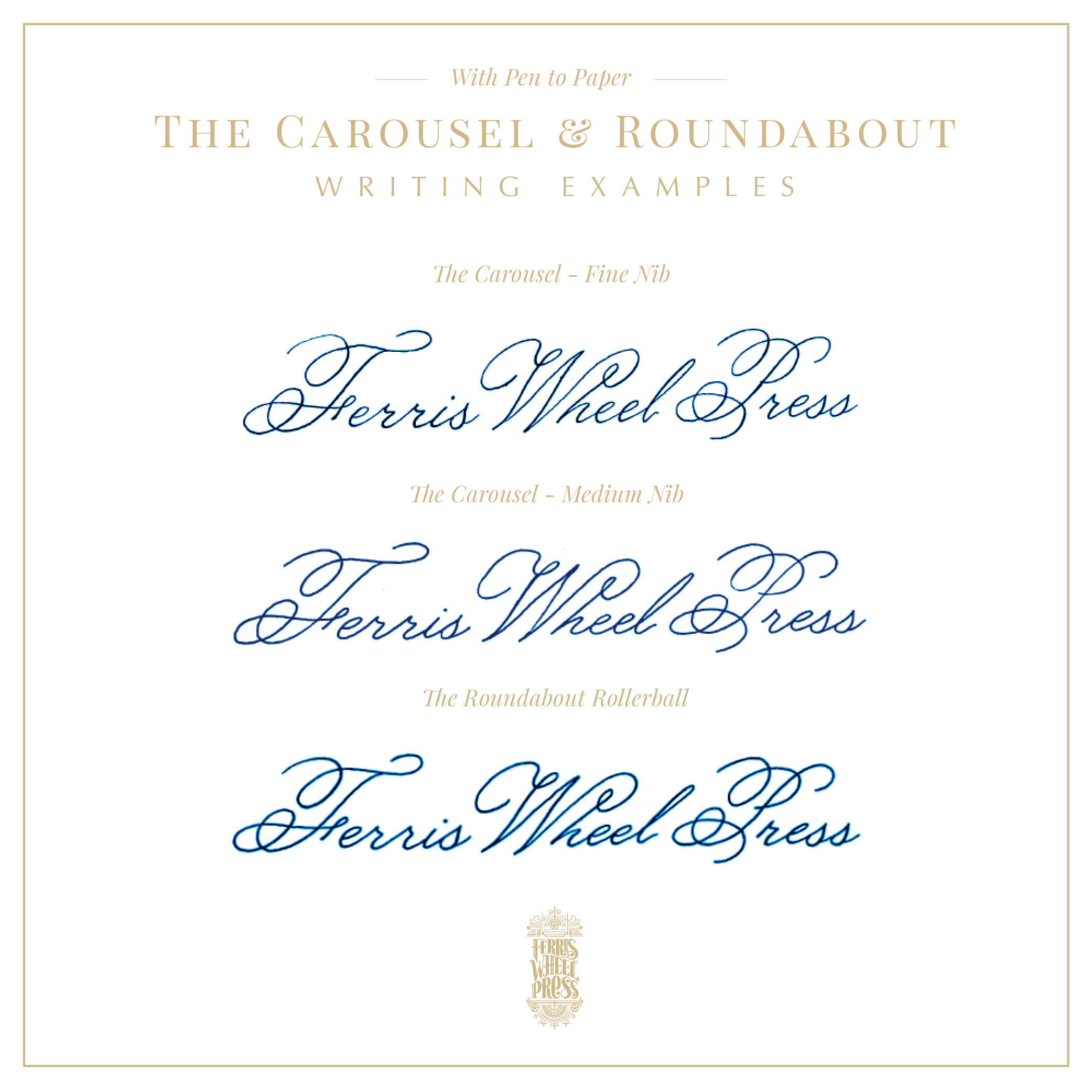 The Carousel Fountain Pen - Lady Rose