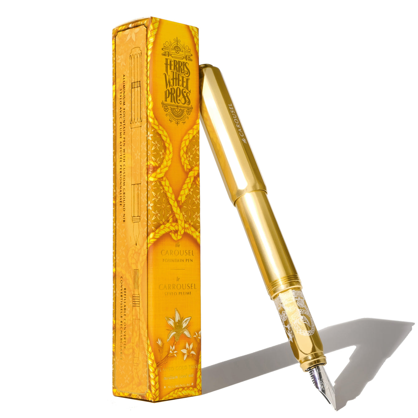 The Brush Fountain Pen | Gold Plated Nib