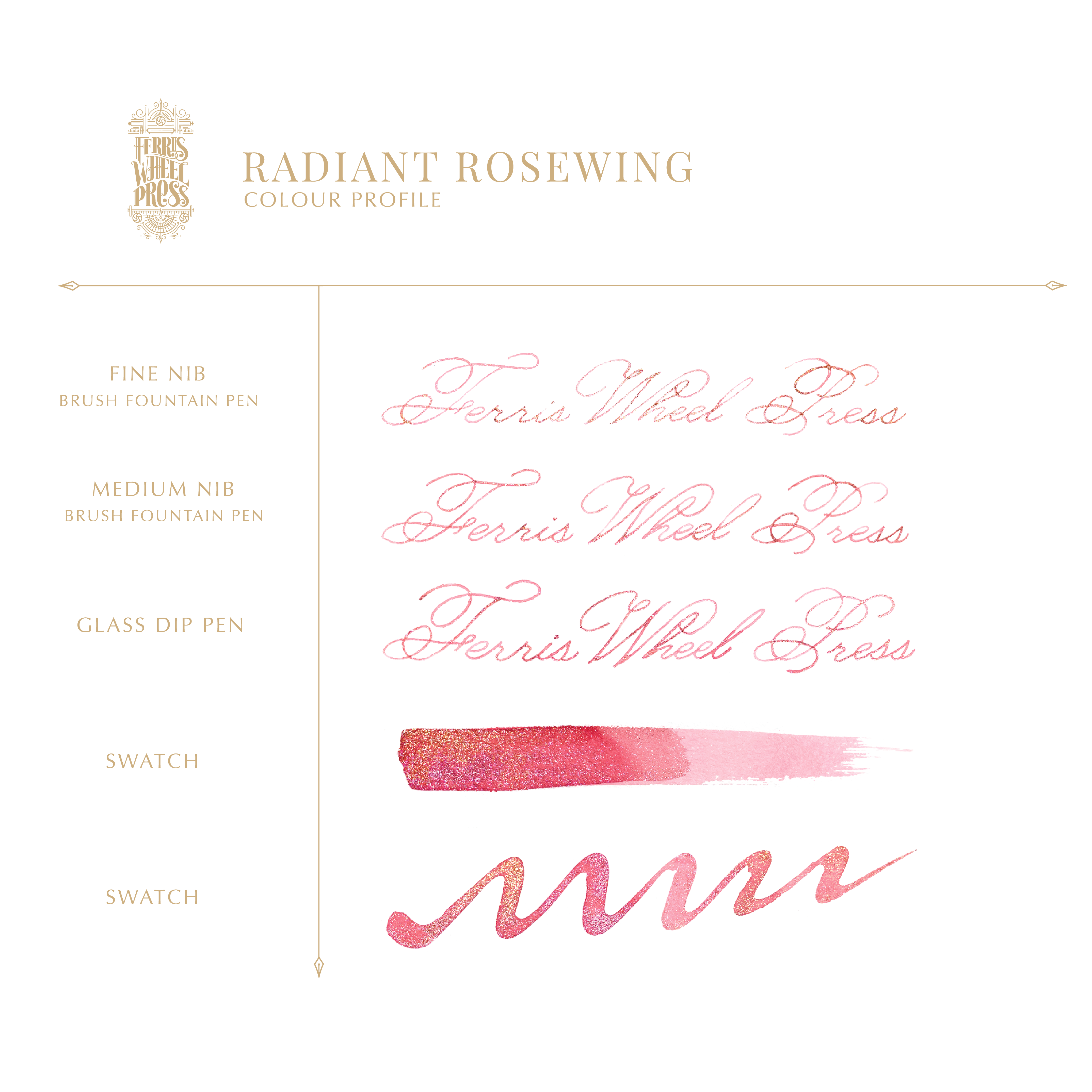 FerriTales | The Wild Swans - Radiant Rosewing 85ml Ink