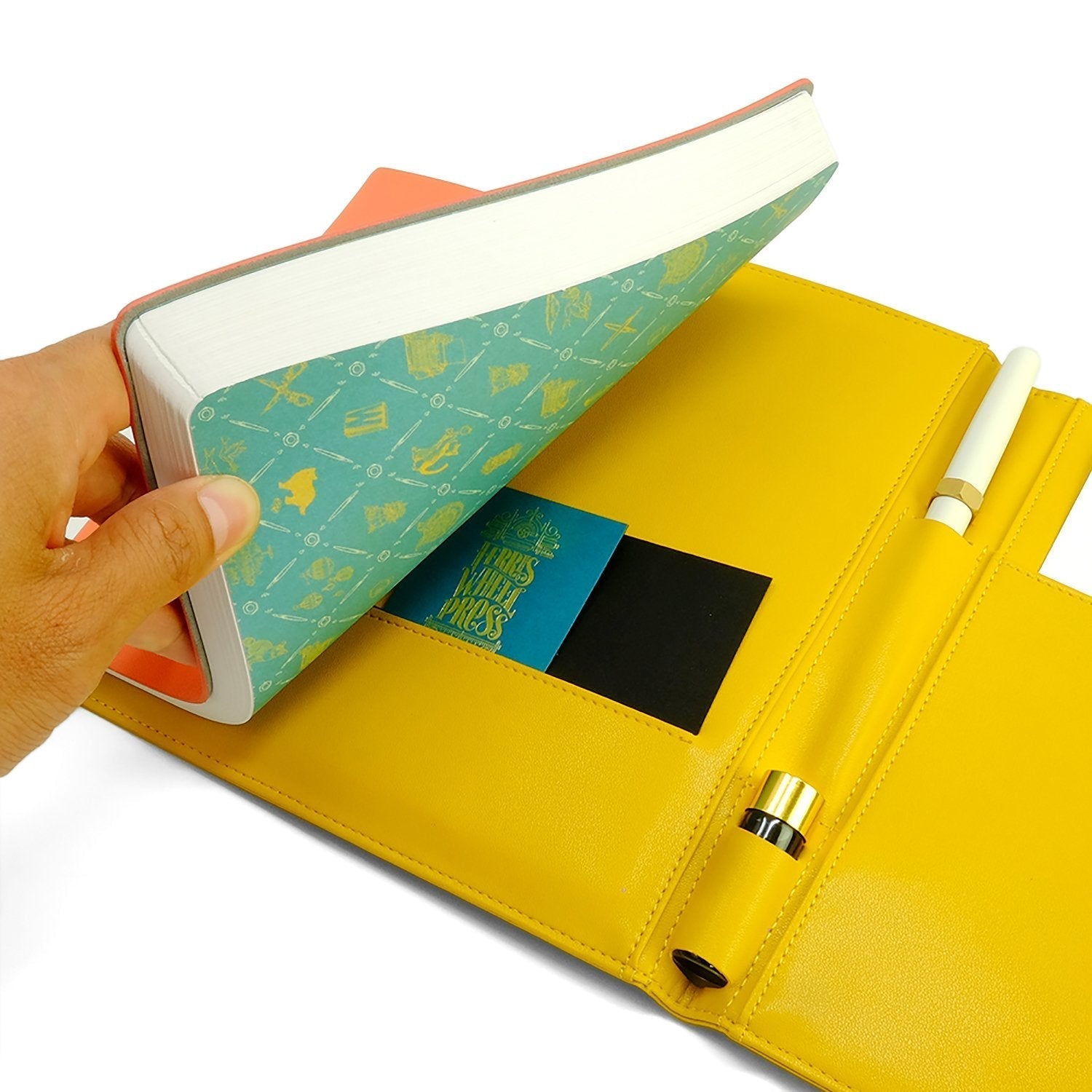Always Right Fether™ Folio - Mustard Yellow