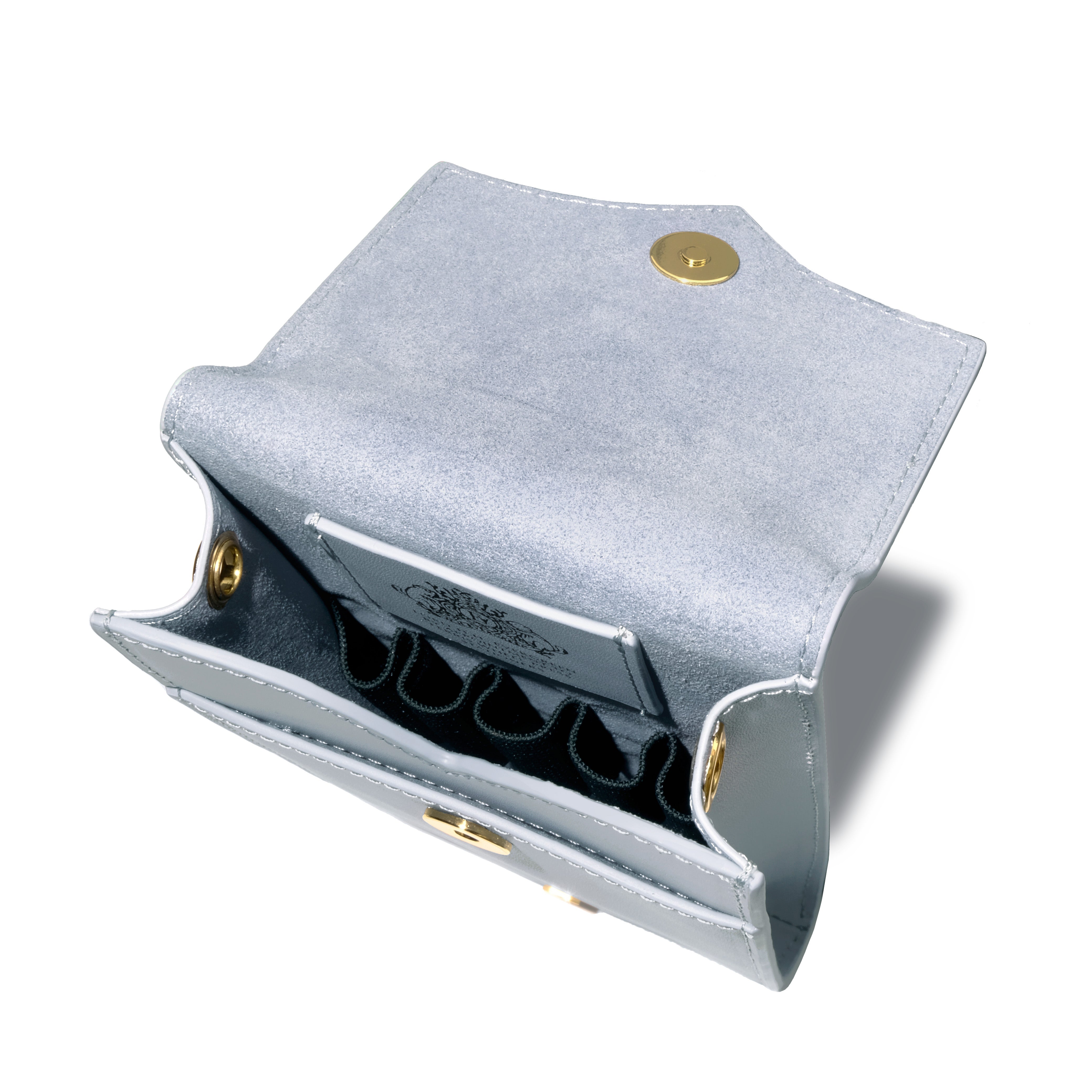 Leather Stationery Collection - The Pendant Purse / Light Blue