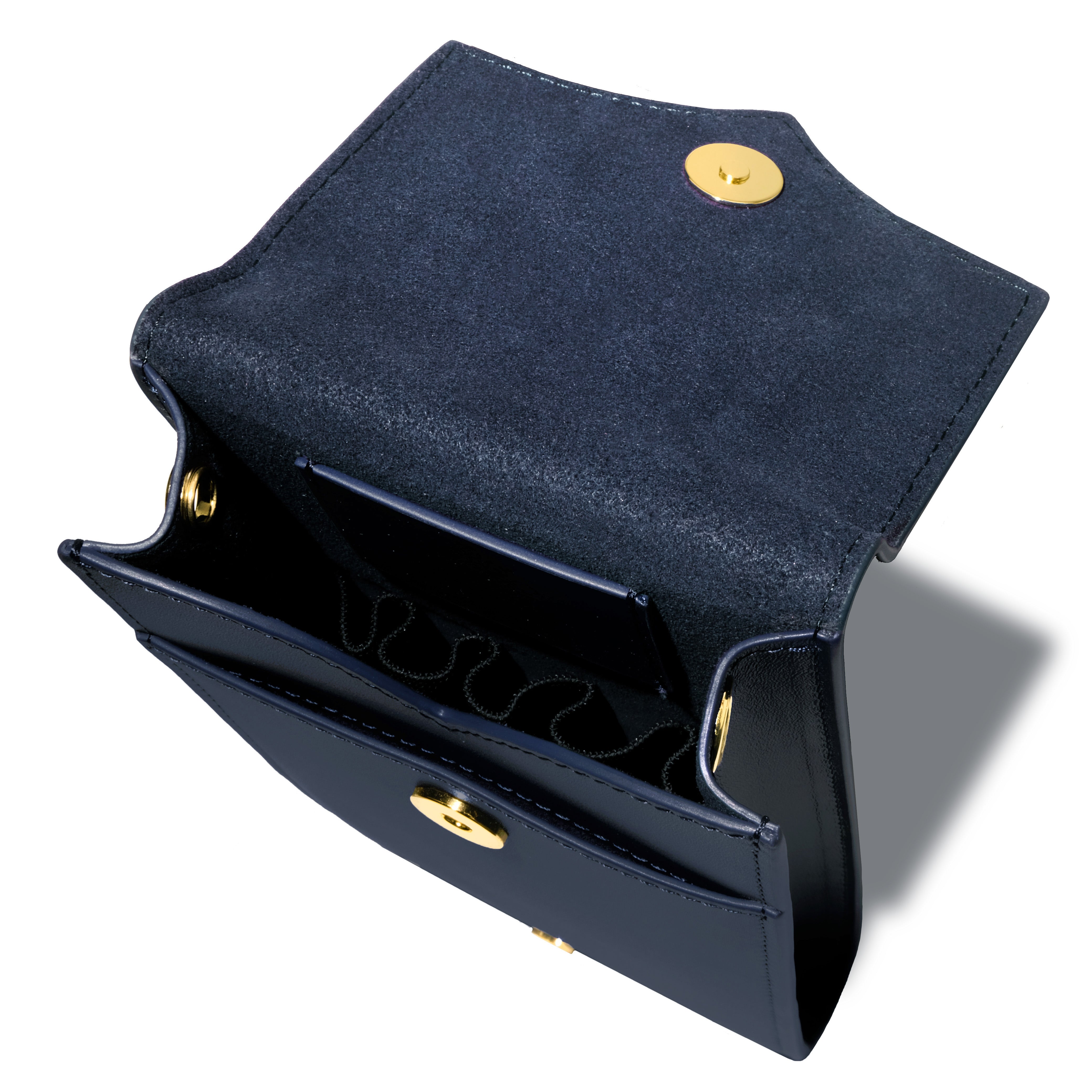 Leather Stationery Collection - The Pendant Purse / Navy