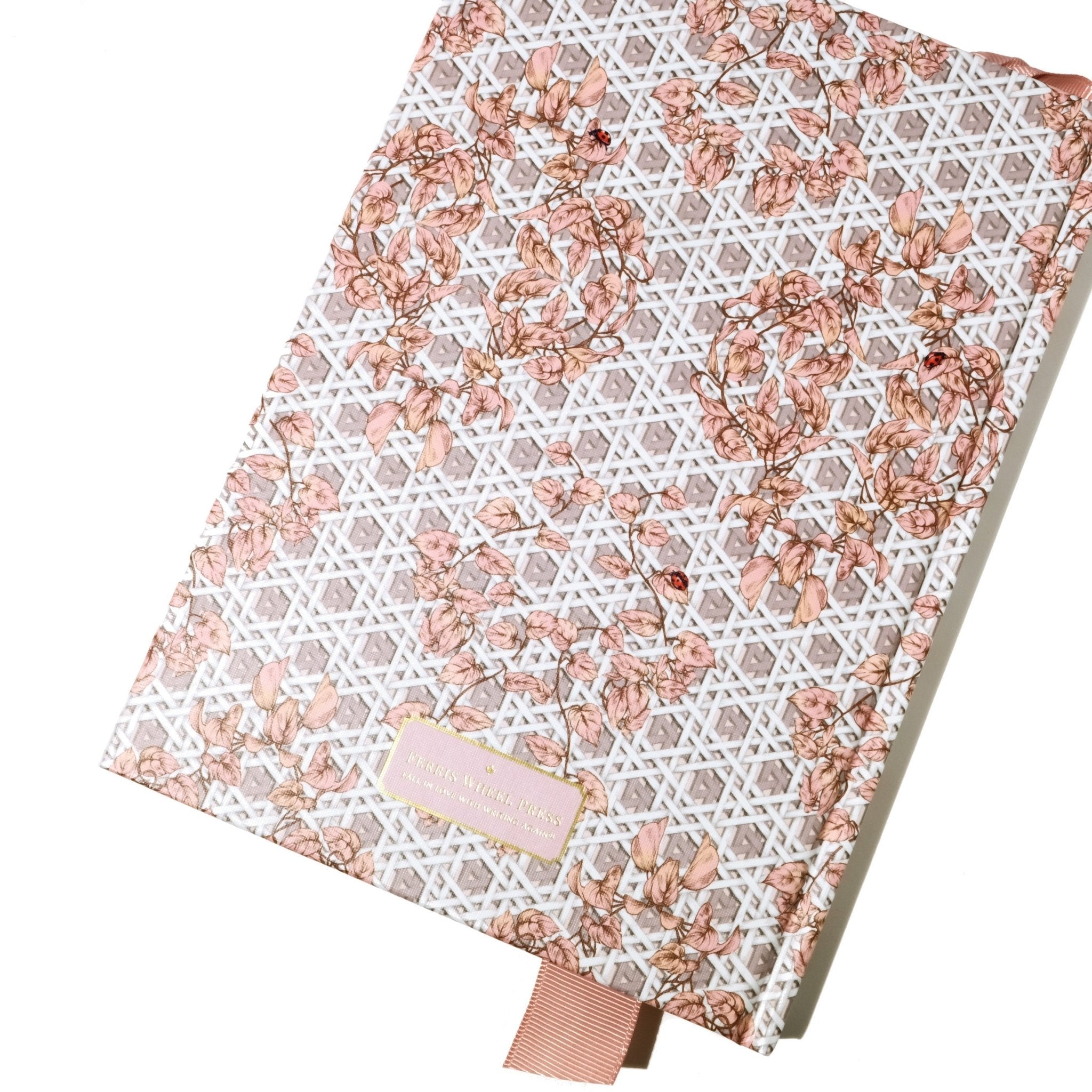 The Sketchbook A5: Enveloped in Rattan - Pink - Ferris Wheel Press UK - Ferris Wheel Press Canada