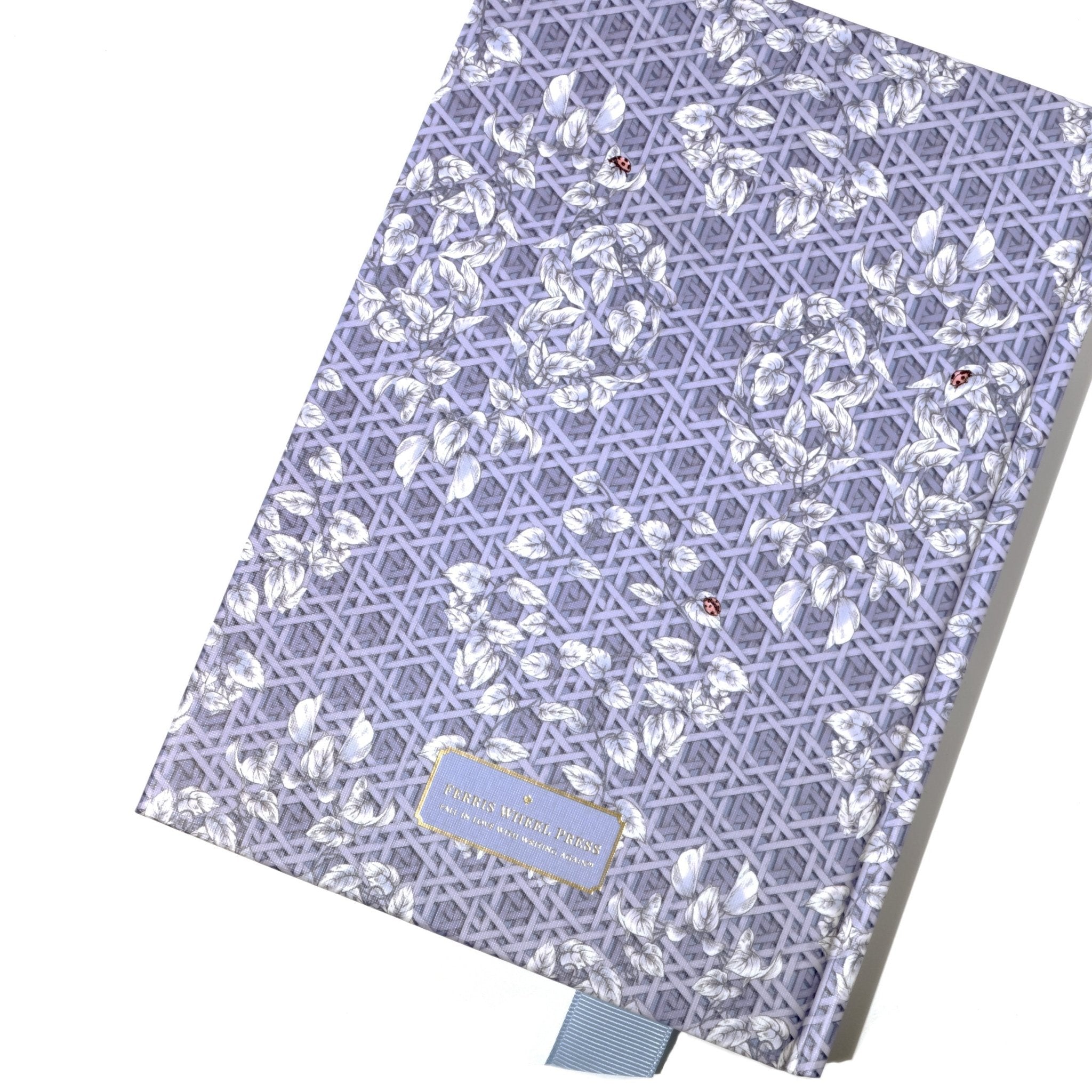 The Sketchbook A5: Enveloped in Rattan - Violet Blue - Ferris Wheel Press UK - Ferris Wheel Press Canada